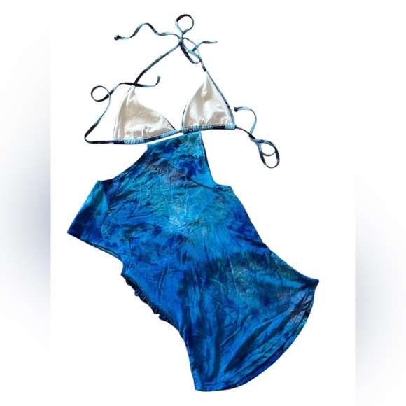 Blue Tie-Dye Bikini Set - Picture 2 of 2